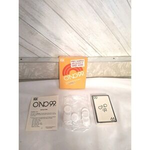Vintage O'No 99 Card Game From the Makers of Uno SEALED CARDS - Brand New 1980s
